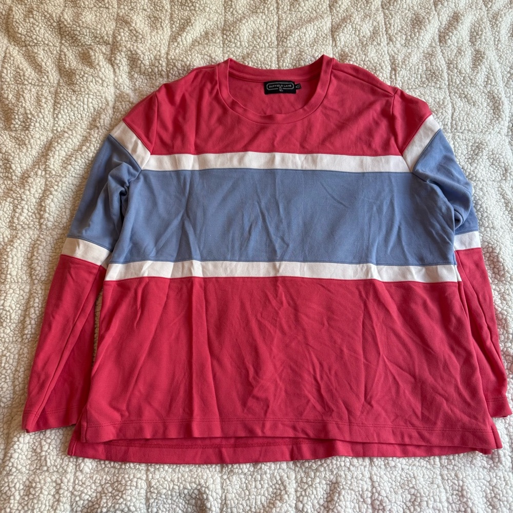 Duffield Lane colorblock sweatshirt